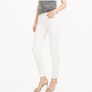 J Crew Toothpick White Skinny Jeans - Ankle Sz 26